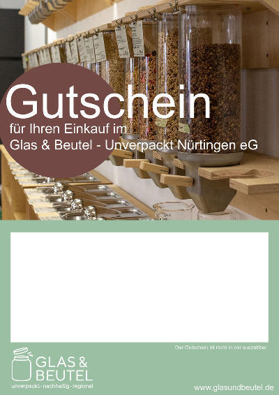 Glas & Beutel | Unverpackt-Laden in Nürtingen