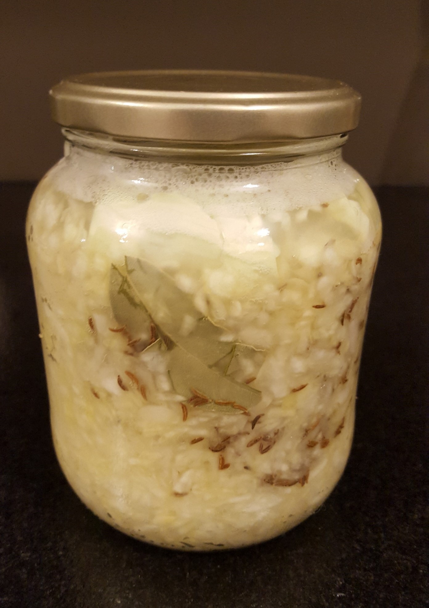 Selbstgemachtes Sauerkraut