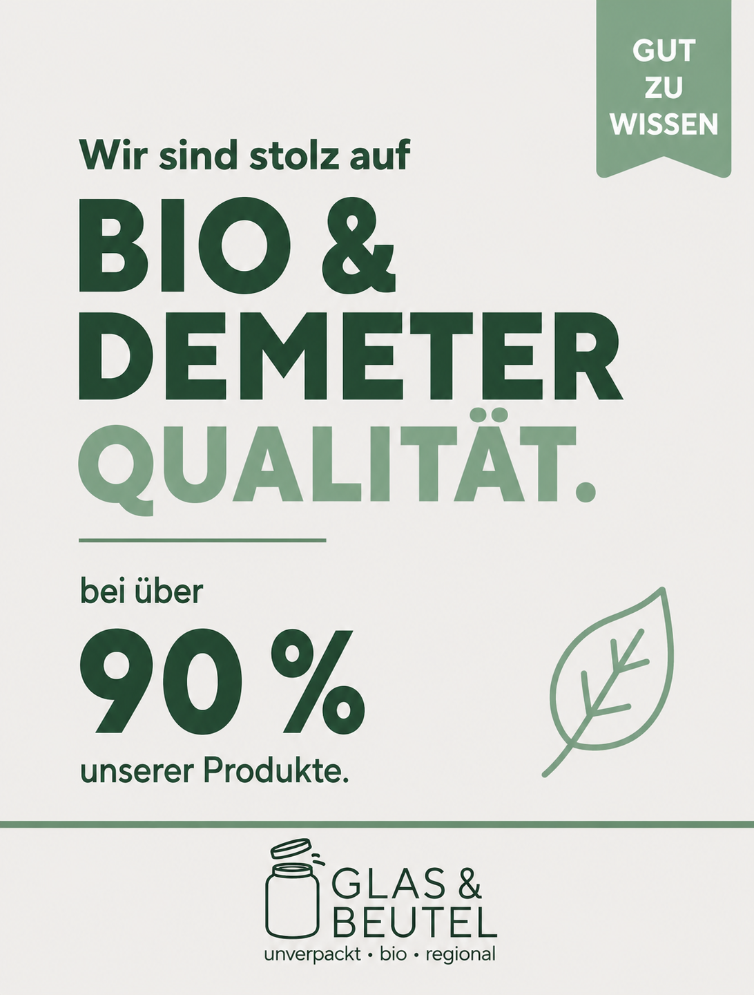 Unverpackt einkaufen in Nürtingen - Glas und Beutel Glas & Beutel | Unverpackt-Laden in Nürtingen