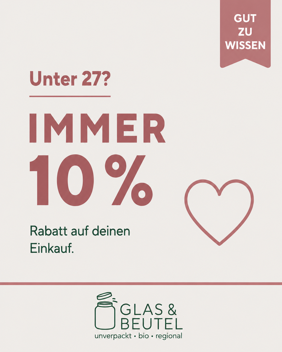 Unverpackt einkaufen in Nürtingen - Glas und Beutel Glas & Beutel | Unverpackt-Laden in Nürtingen